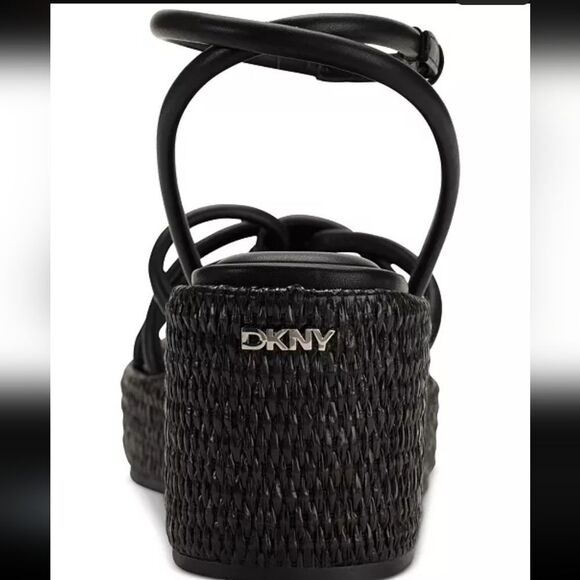 BRAND NEW DKNY CYRILLA ESPADRILLE WEDGE SANDAL - Picture 14 of 14